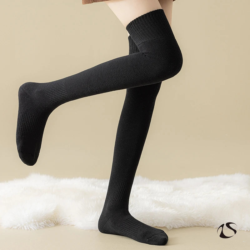LIMISEVEN · Thick Warm Over-the-Knee Socks