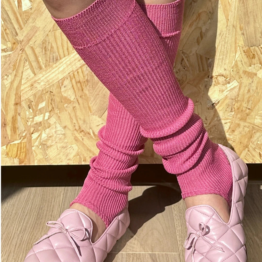 LIMISEVEN · Silky Mid-Calf Slouch Leg Warmers