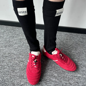 LIMISEVEN · Logo Double-Layer Stirrup Leg Warmers