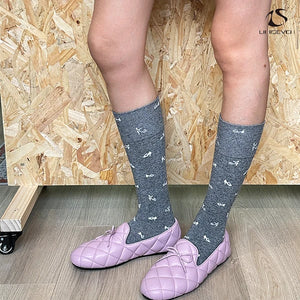 LIMISEVEN · High-Heel Graffiti Mid-Calf Socks