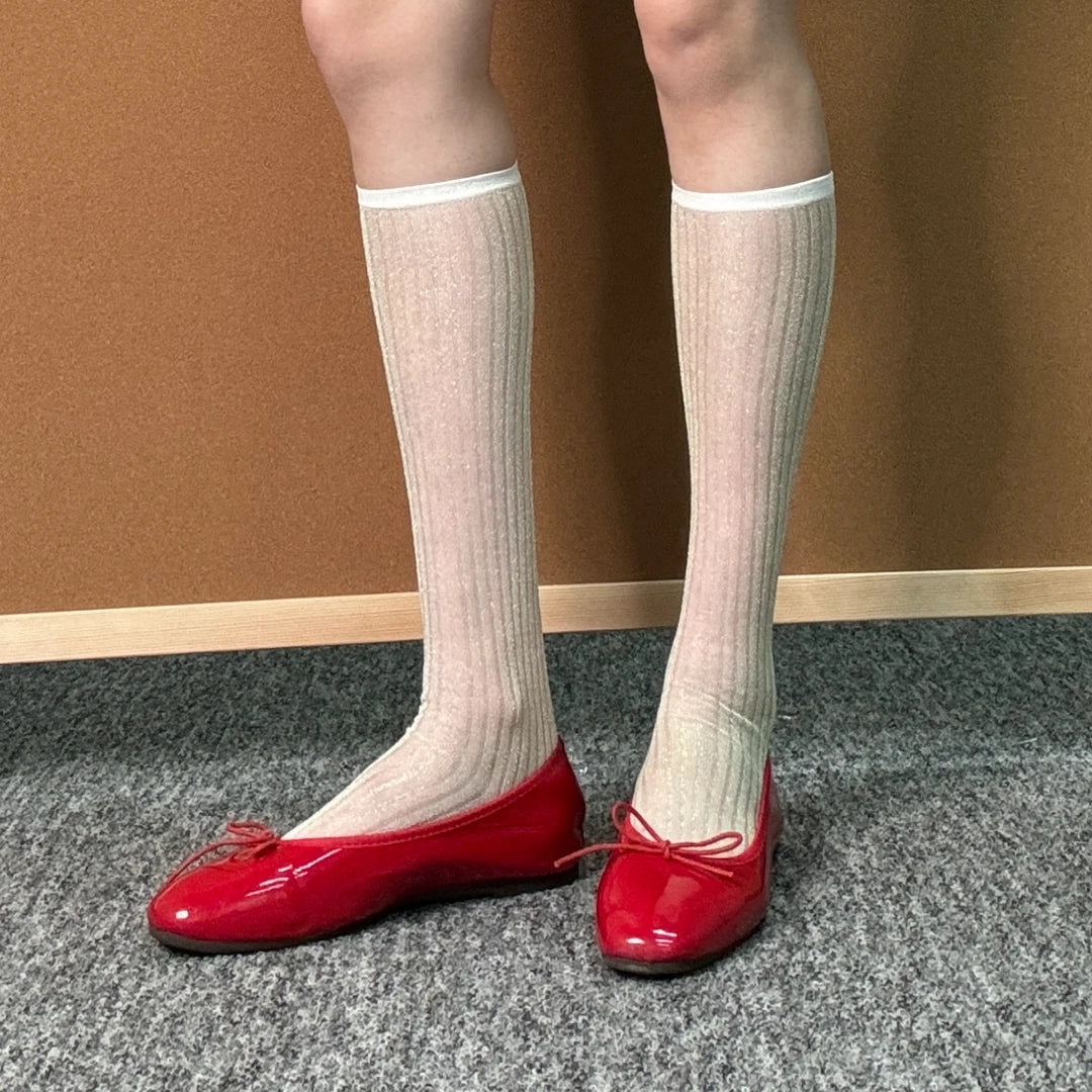 LIMISEVEN · Silky Shimmer Sheer Socks