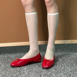 LIMISEVEN · Silky Shimmer Sheer Socks