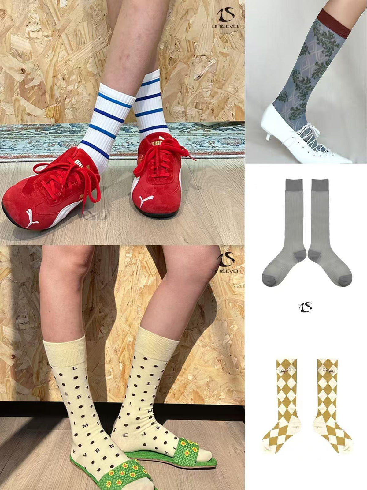 LIMISEVEN · LEELEE Designer Sock Collection Sets