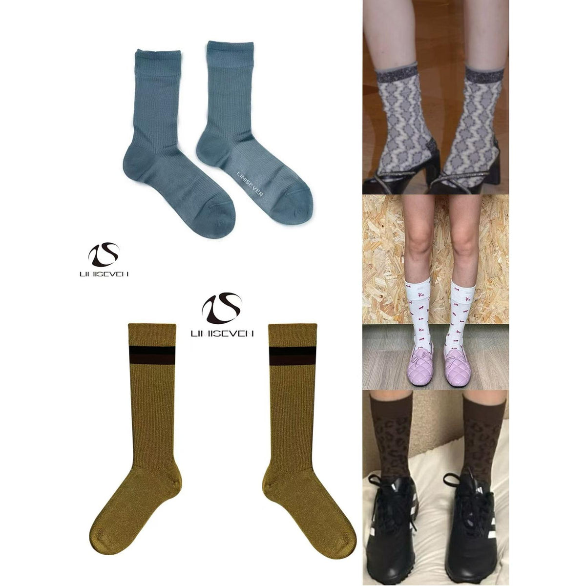 LIMISEVEN · LEELEE Designer Sock Collection Sets