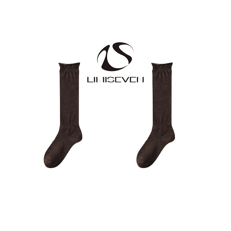 LIMISEVEN · Fine Wool Rolled-Cuff Calf Slouch Socks
