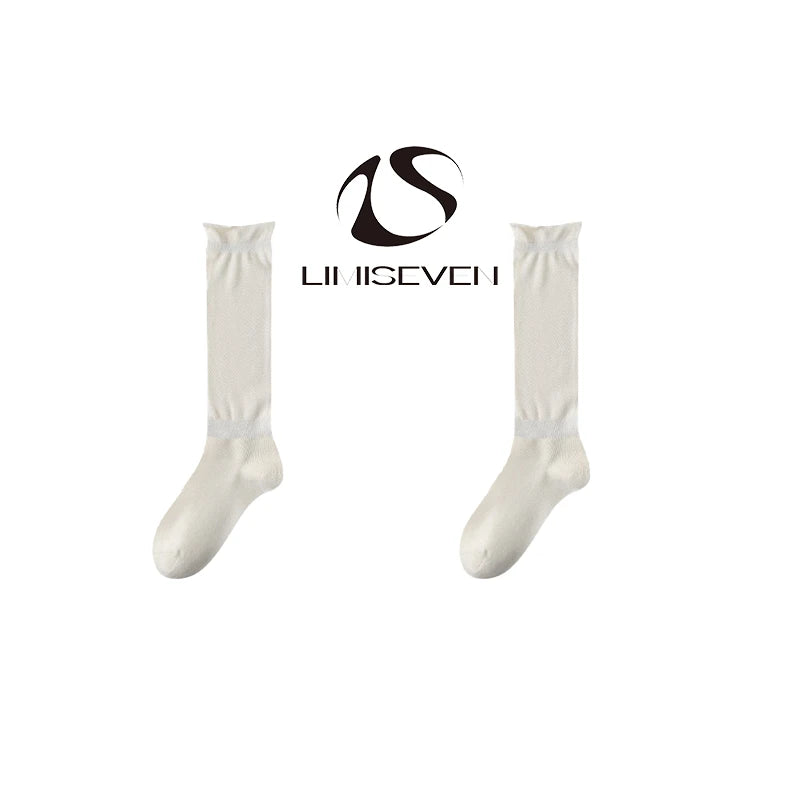 LIMISEVEN · Fine Wool Rolled-Cuff Calf Slouch Socks