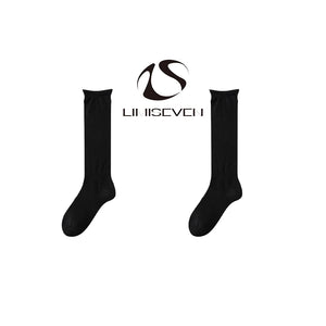 LIMISEVEN · Fine Wool Rolled-Cuff Calf Slouch Socks