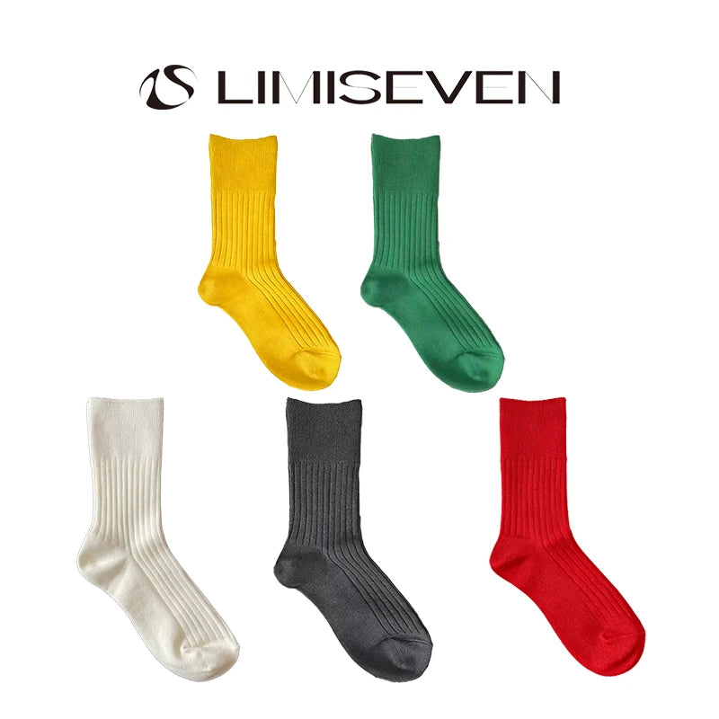 LIMISEVEN · Textured Ribbed Stretch Slouch Socks