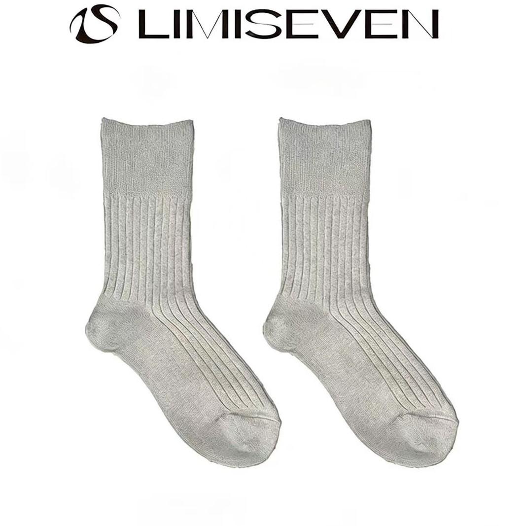 LIMISEVEN · Textured Ribbed Stretch Slouch Socks