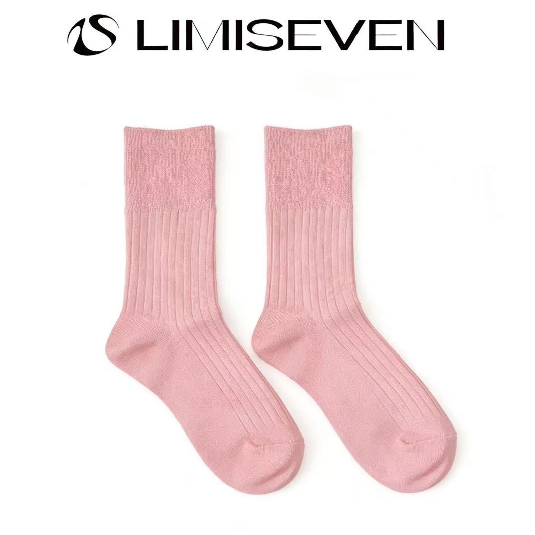 LIMISEVEN · Textured Ribbed Stretch Slouch Socks