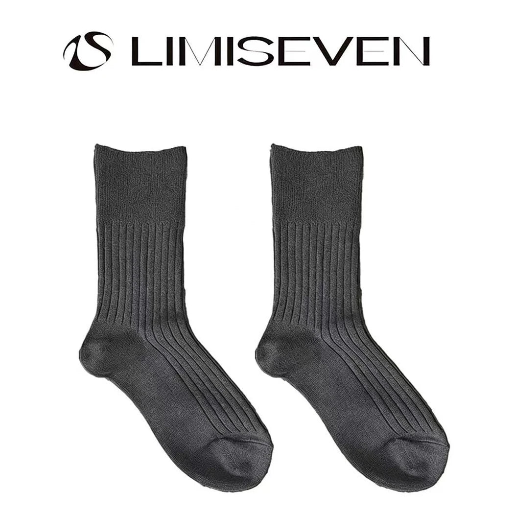 LIMISEVEN · Textured Ribbed Stretch Slouch Socks