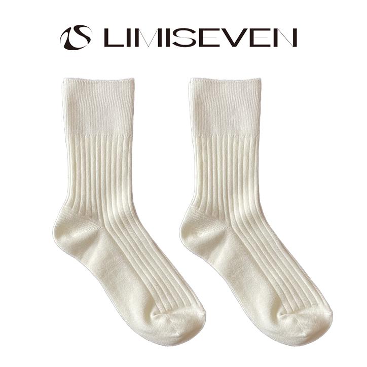 LIMISEVEN · Textured Ribbed Stretch Slouch Socks