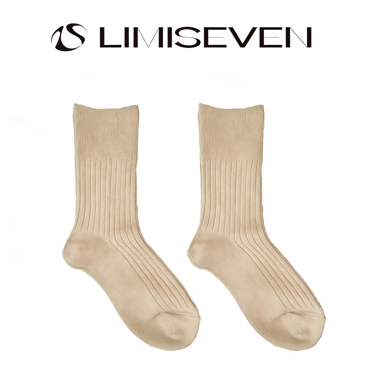 LIMISEVEN · Textured Ribbed Stretch Slouch Socks