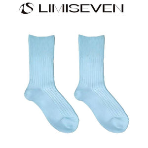 LIMISEVEN · Textured Ribbed Stretch Slouch Socks