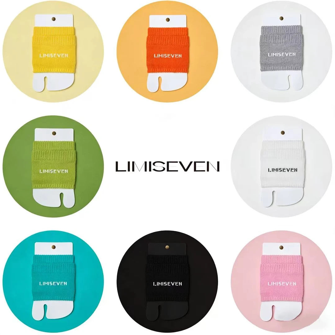 LIMISEVEN · Lightweight Candy-Color Half-Foot Sock Sleeves