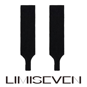 LIMISEVEN · Solid-Color Knit Stirrup Leg Warmers