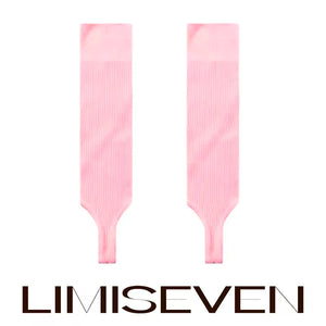 LIMISEVEN · Solid-Color Knit Stirrup Leg Warmers