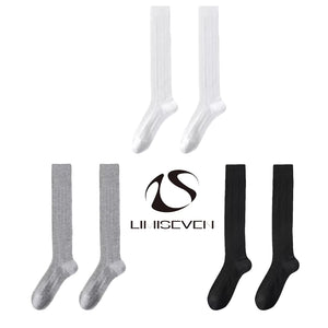 LIMISEVEN · Lightweight Openwork Vertical-Stripe Socks