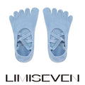 LIMISEVEN · Double Cross-Strap Non-Slip Five-Toe Socks