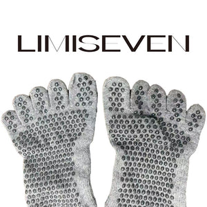 LIMISEVEN · Double Cross-Strap Non-Slip Five-Toe Socks