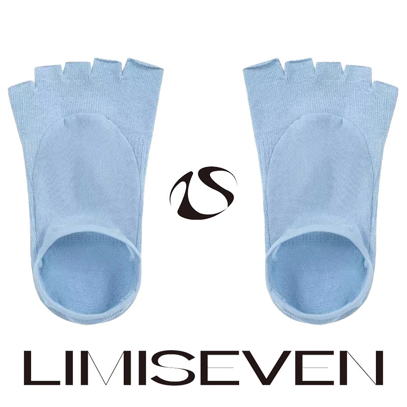 LIMISEVEN · Open-Toe Mesh Non-Slip Five-Toe Liner Socks