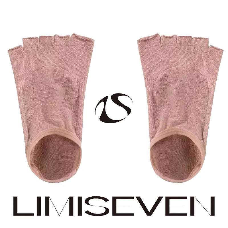 LIMISEVEN · Open-Toe Mesh Non-Slip Five-Toe Liner Socks