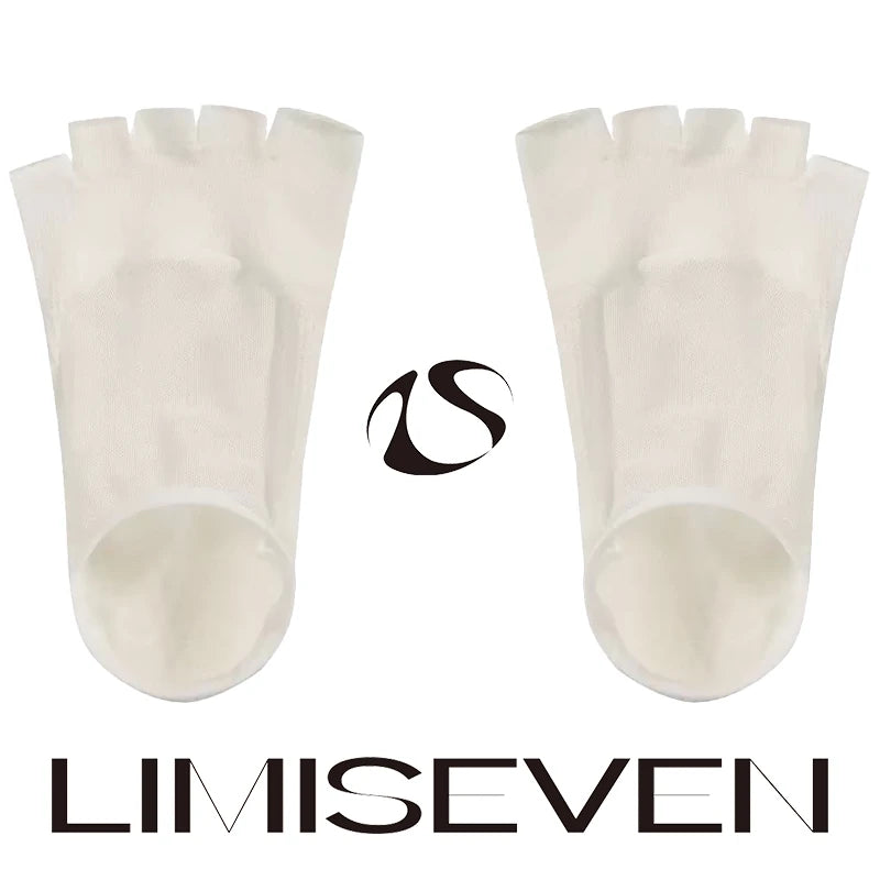 LIMISEVEN · Open-Toe Mesh Non-Slip Five-Toe Liner Socks
