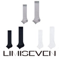 LIMISEVEN · Cooling Ribbed Mulberry Silk Stirrup Leg Warmers