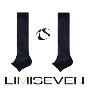 LIMISEVEN · Cooling Ribbed Mulberry Silk Stirrup Leg Warmers