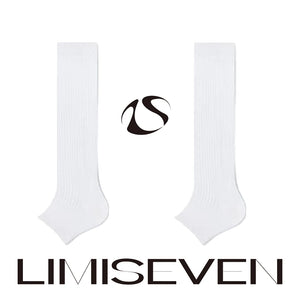 LIMISEVEN · Cooling Ribbed Mulberry Silk Stirrup Leg Warmers