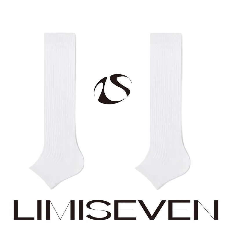 LIMISEVEN · Cooling Ribbed Mulberry Silk Stirrup Leg Warmers