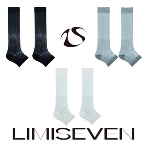 LIMISEVEN · Cooling Ribbed Mulberry Silk Stirrup Leg Warmers