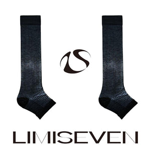 LIMISEVEN · Cooling Ribbed Mulberry Silk Stirrup Leg Warmers