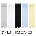 LIMISEVEN · Lightweight Solid-Color Split-Toe Socks