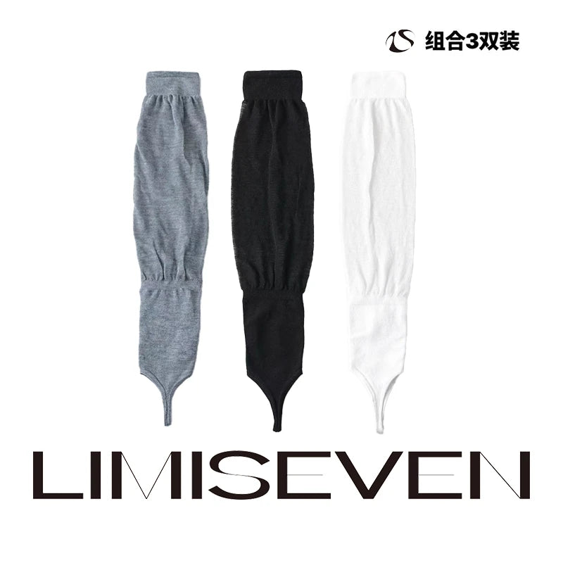 LIMISEVEN · Mulberry Silk Convertible Stirrup Leg Warmers