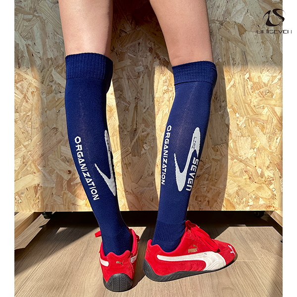 limiseven futuristic over-the-knee long socks