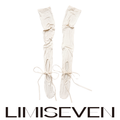 LIMISEVEN Solid Color Lace-Up Over-the-Knee Socks for Women
