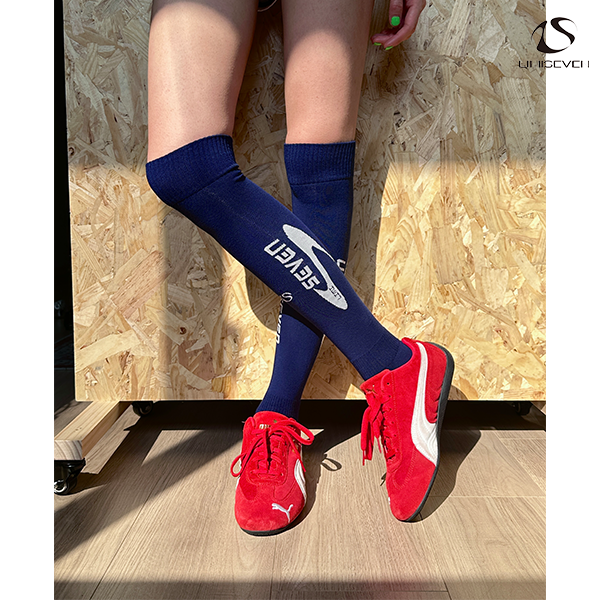 limiseven futuristic over-the-knee long socks