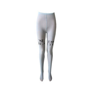 LIMISEVEN High-Waist Graffiti Print Tights
