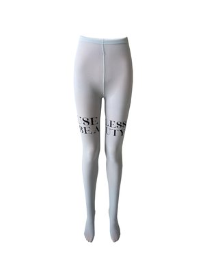 LIMISEVEN High-Waist Graffiti Print Tights