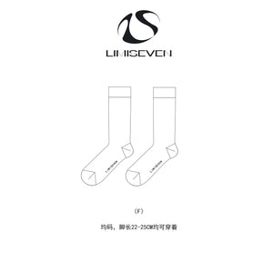 LIMISEVEN Vintage Pattern Socks - Brown